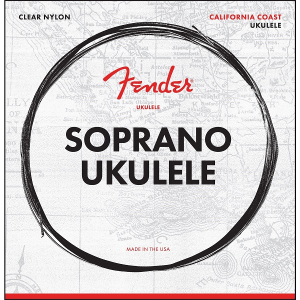 Fender 730090402 - Soprano Ukulele Strings Set of Four