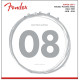 Fender 730250402 - Super 250 Guitar Strings Set Nickel Plated Steel Ball End 250XS Gauges .008-.038