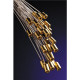 Fender 733250403 - Super Bullet® Strings, Nickel Plated Steel, Bullet End, 3250L Gauges .009-.042, (6)