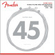 Fender 737250405 - 7250 Bass Strings Set Nickel Plated Steel Long Scale 7250ML .045-.100 Gauges