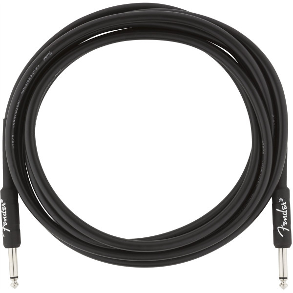 Fender 990820024 - Professional Series Instrument Cable Straight/Straight 10' Black