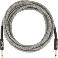 Fender 990820066 - Professional Series Instrument Cable 15' White Tweed