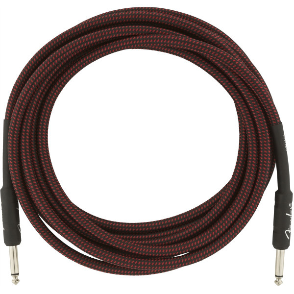 Fender 990820064 - Professional Series Instrument Cable 15' Red Tweed