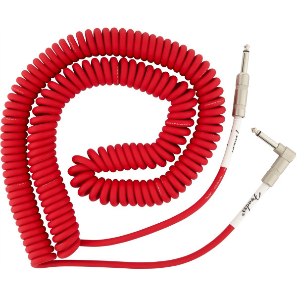 990823005 - Original Series Coil Cable Straight-Angle 30' Fiesta Red
