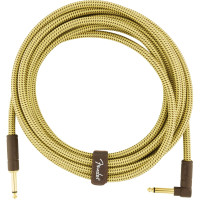 990820086 - Deluxe Series Instrument Cable Straight/Angle 15' (4,5 m) Tweed