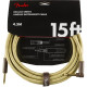 990820086 - Deluxe Series Instrument Cable Straight/Angle 15' (4,5 m) Tweed