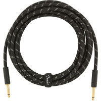 990820083 - Deluxe Series Instrument Cable Straight/Straight 15' (4,5 m) Black Tweed