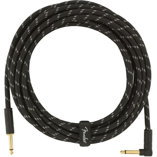 990820079 - Deluxe Series Instrument Cable Straight/Angle 18.6' (5,5 m) Black Tweed