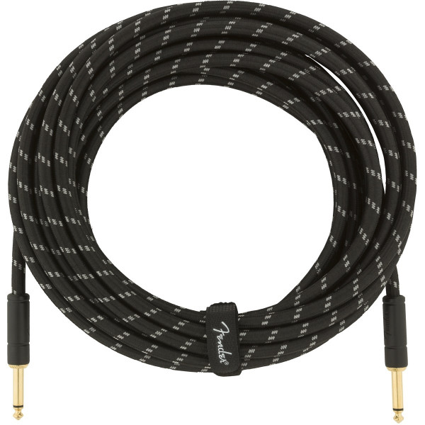 990820075 - Deluxe Series Instrument Cable Straight/Straight 25' (7,5 m) Black Tweed