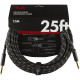 990820075 - Deluxe Series Instrument Cable Straight/Straight 25' (7,5 m) Black Tweed