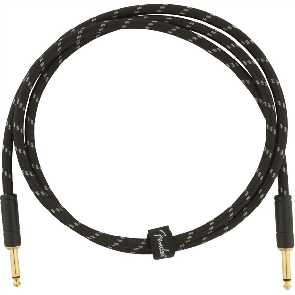 Fender 990820093 - Deluxe Series Instruments Cable Straight/Straight 5' Black Tweed