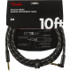 990820090 - Deluxe Series Instrument Cable Straight/Angle 10' Black Tweed
