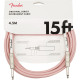 Fender 990515056 - Limited Edition - Original Series Instrument Cable, 15', Shell Pink