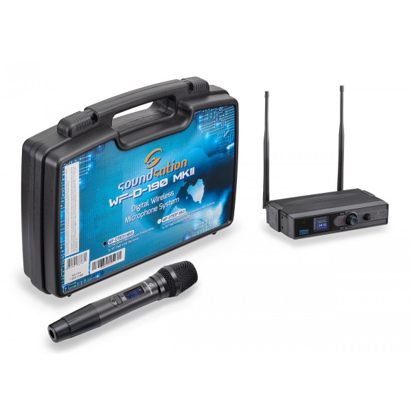 WF-D190H MKII - 90-csatornás UHF digitális vezeték nélküli rendszer kézi mikrofonnal