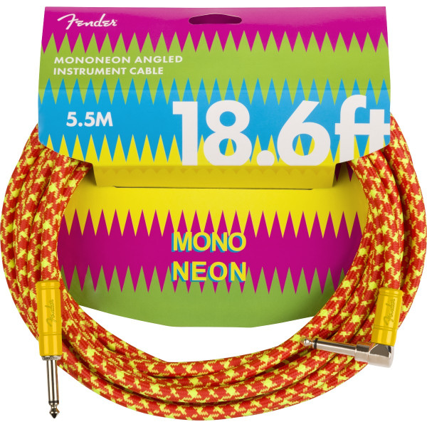 Fender 990818282 - MonoNeon Angled Instrument cable