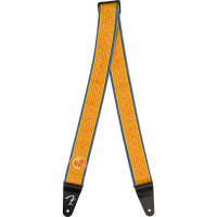 990639106 - George Harrison Dark Horse Floral Strap - Orange