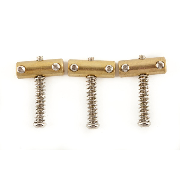Fender 58544049 - American Vintage Telecaster® Compensated Bridge Saddles, Brass
