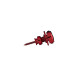 Fender 990818609 - Infinity Strap Locks, Red