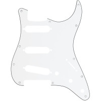 991360000 - Pickguard, Stratocaster® S/S/S, 11-Hole Mount, W/B/W, 3-Ply