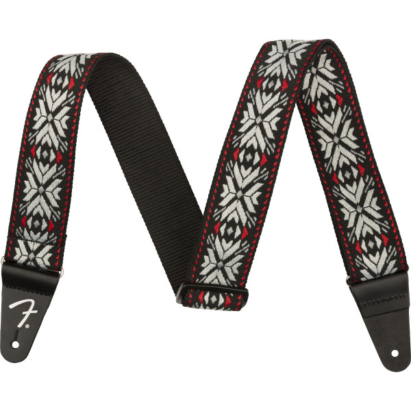 990638026 - Pasadena Woven strap - Red Snowflake