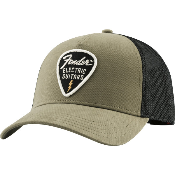 Fender 9122421200 - Fender™ Snap Back Pick Patch Hat, Olive