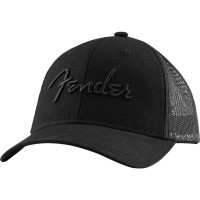 Fender 9122421300 - 6 Panel Mesh Back Pick Pocket Hat, Black