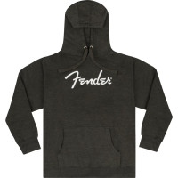 9113102506 - Fender® Spaghetti Logo Hoodie, Gray Heather, L