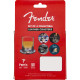 Fender 9106108000 - Fender™ Guitars Coasters, 4-Pack, Multi-Color Leather