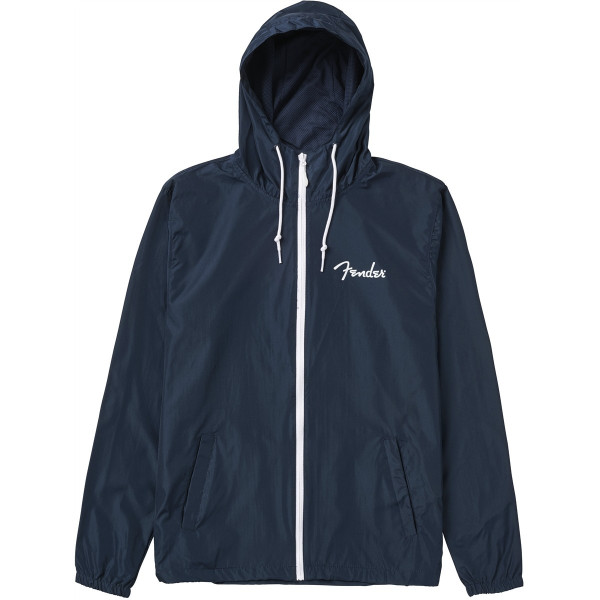 9125004606 - Fender® Spaghetti Logo Windbreaker Navy XL