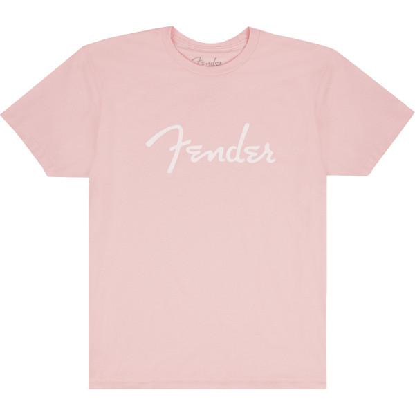9192400306 - Fender® Spaghetti Logo T-Shirt, Shell Pink, S