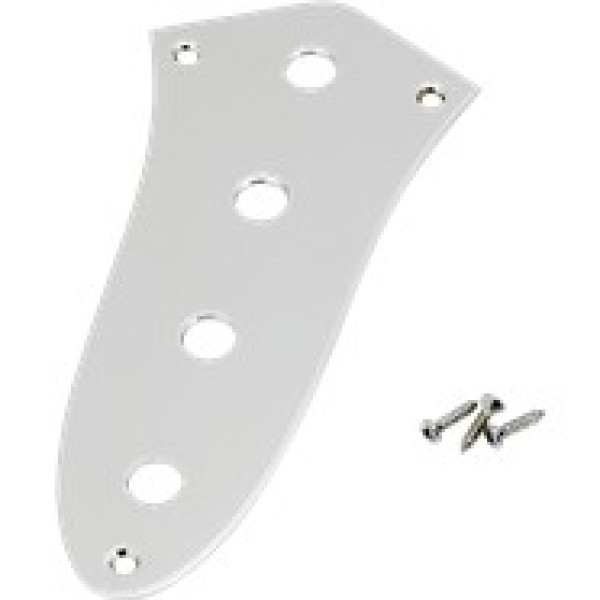 Fender 992057100 - Jazz Bass® Control Plate, 4-Hole, Chrome
