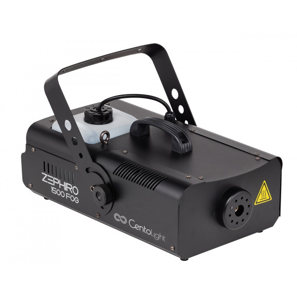 ZEPHIRO FOG 1500 - Nagyteljesítményű ködgép DMX interfésszel, vezetékes és vezeték nélküli vezérlőkkel.