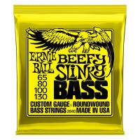 Ernie Ball P02840 - BEEFY SLINKY Nickel Wound Electric Bass Strings 65-130 gauge