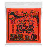 Ernie Ball P02624 - SKINNY TOP HEAVY BOTTOM SLINKY Nickel Wound 8-strings Electric guitar strings 9-80 gauge