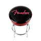 Fender 9192022003 - Fender™ Embossed Black Logo Barstool, Black/Red, 30