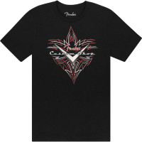 9191359406 - Fender® Custom Shop Pinstripe T-Shirt, Black, M
