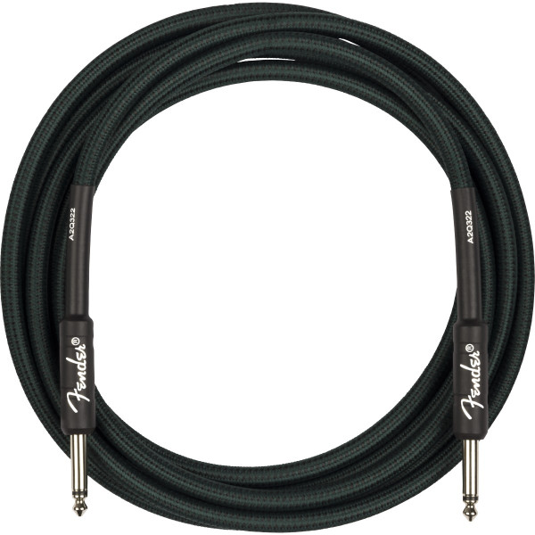 Fender 990810146 - Limited Edition Professional Series Tweed Cable, 10', Sherwood Green