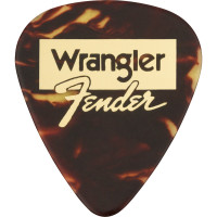 1980351040 - Fender® and Wrangler® Picks, 351 Shape, Tortoiseshell, (8pcs)