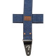 990638003 - Fender® x Wrangler® Riveted Denim Strap, Indigo