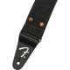 990638005 - Fender® x Wrangler® Riveted Denim Strap, Black