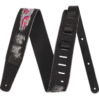 990638012 - Fender® x Wrangler® Ripped Denim Strap, Black