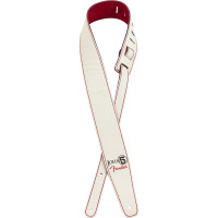 990650109 - John 5 Leather Strap, White and Red