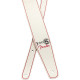 Fender 990650109 - John 5 Leather Strap, White and Red