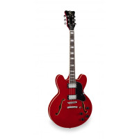 SOUNDSATION JAZZ-ROOT H CHR - Double cutaway félakusztikus gitár humbucker hangszedőkkel