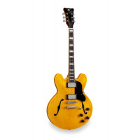 SOUNDSATION JAZZ-ROOT H ANT - Double cutaway félakusztikus gitár humbucker hangszedőkkel