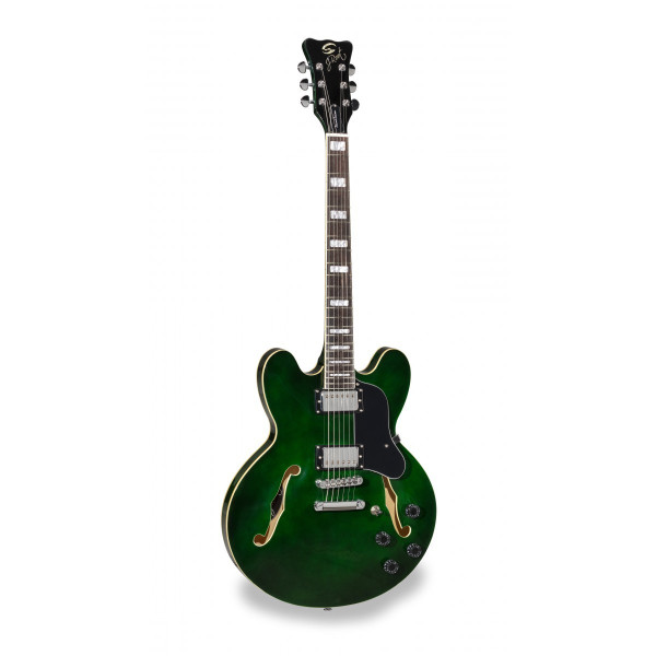 SOUNDSATION JAZZ-ROOT H JGR - Double cutaway félakusztikus gitár humbucker hangszedőkkel