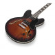 SOUNDSATION JAZZ-ROOT P VSB - Double cutaway félakusztikus gitár single coil hangszedőkkel