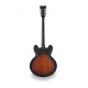 SOUNDSATION JAZZ-ROOT P BSB - Double cutaway félakusztikus gitár single coil hangszedőkkel