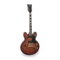 SOUNDSATION JAZZ-ROOT P TBW - Double cutaway félakusztikus gitár single coil hangszedőkkel