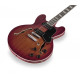 SOUNDSATION JAZZ-ROOT P CSB - Double cutaway félakusztikus gitár single coil hangszedőkkel